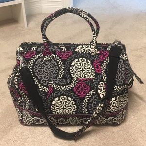 vera bradley frame travel bag